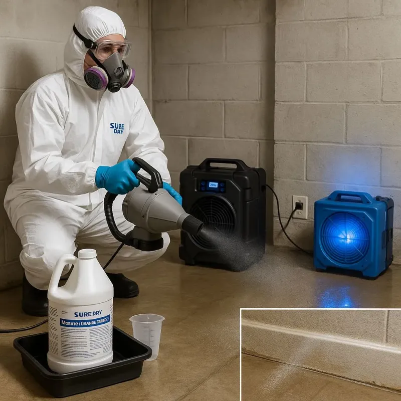 Sanitization and Odor Removal process in Brogden, NC