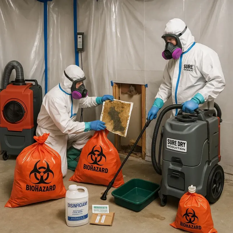 Contaminated Water Handling Protocols process in Brogden, NC