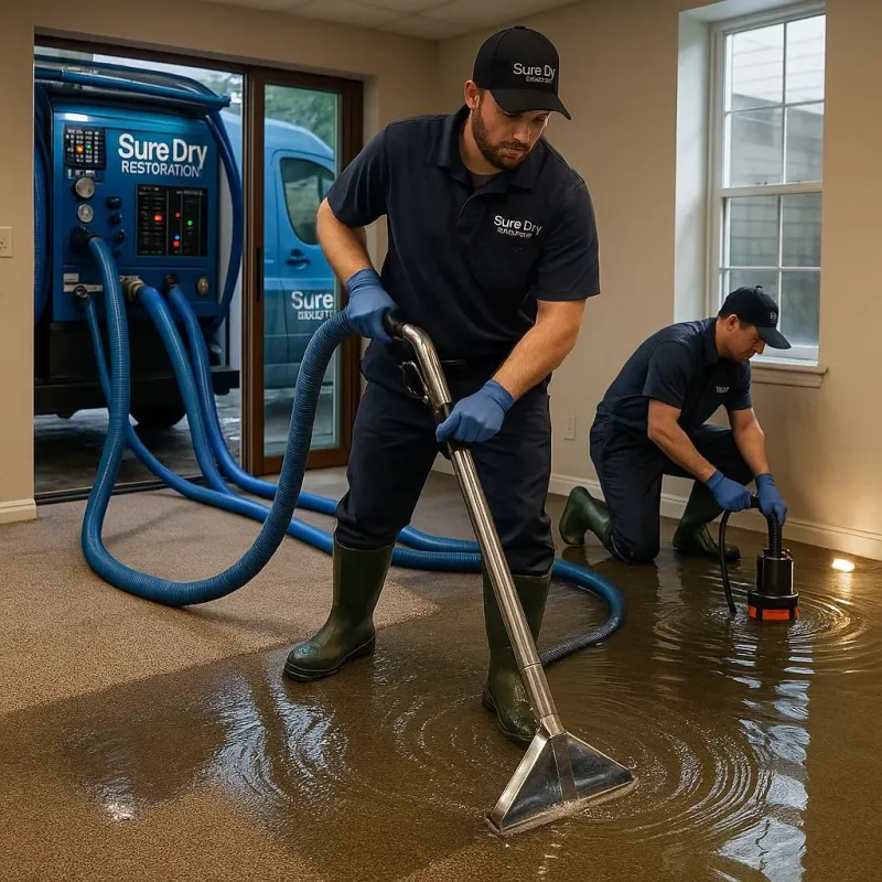 Water Extraction and Removal process in Brogden, NC